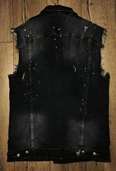 Bezrękawnik - kamizelka jeans