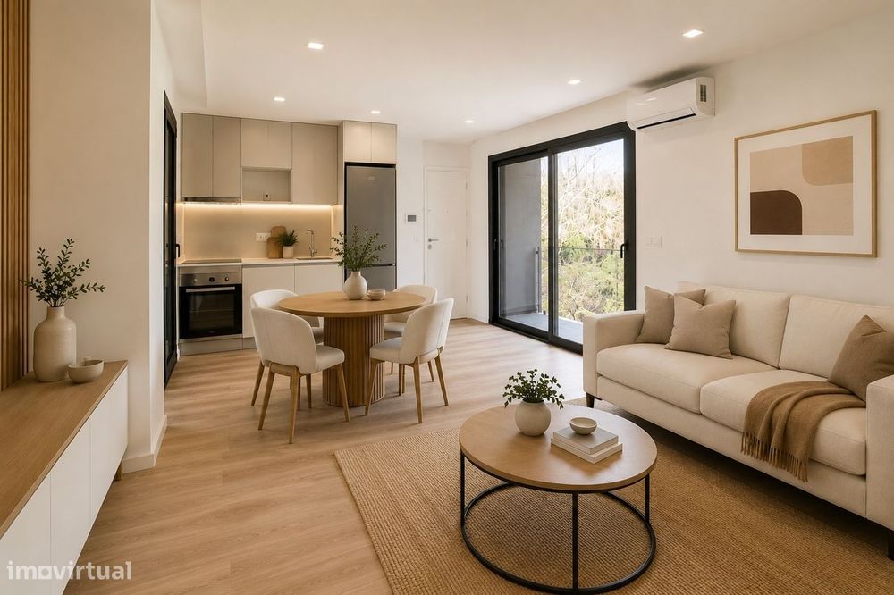 Apartamento T1+1 Arrendamento em Nogueiró e Tenões,Braga