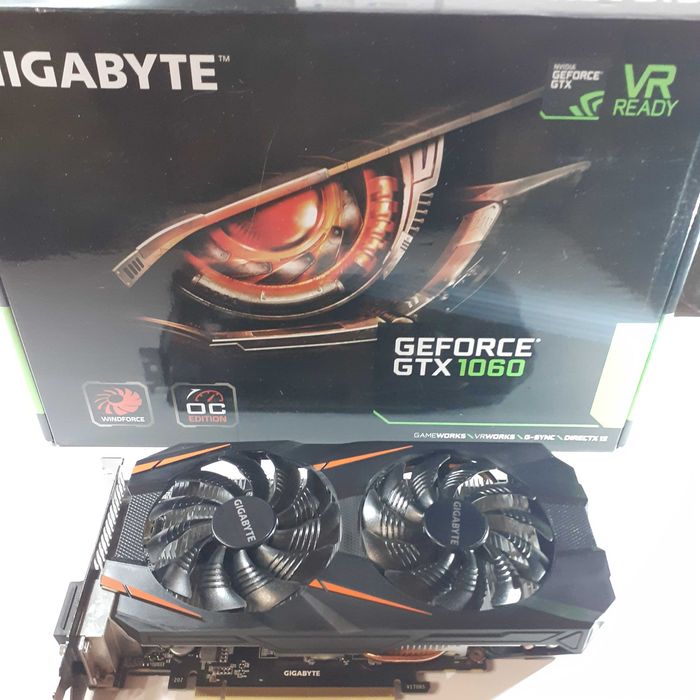 Karta graficzna Gigabyte GeForce GTX 1060 6 GB chłodzenie powietrzem.40.10.26