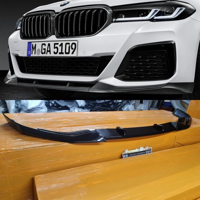 обвес M-performance для BMW 5 G30 губа на бампер  M pakiet