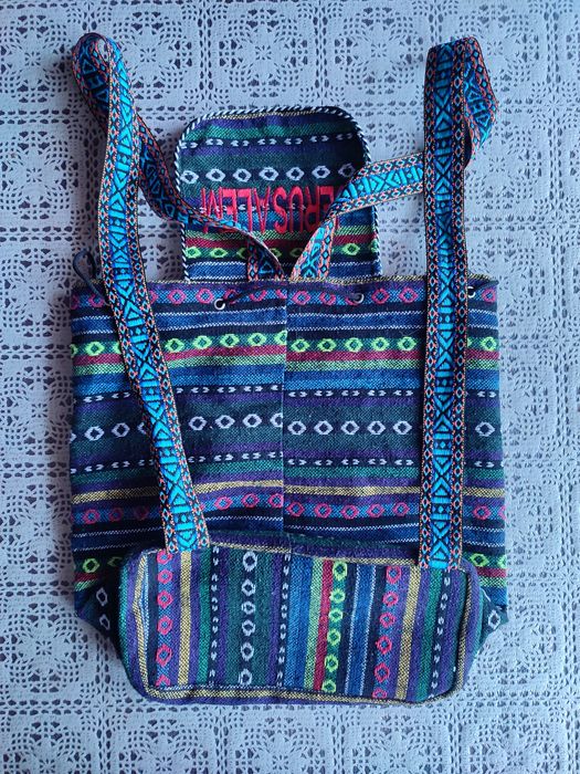 Wyszywany plecak nowy kupiony w Palestynie