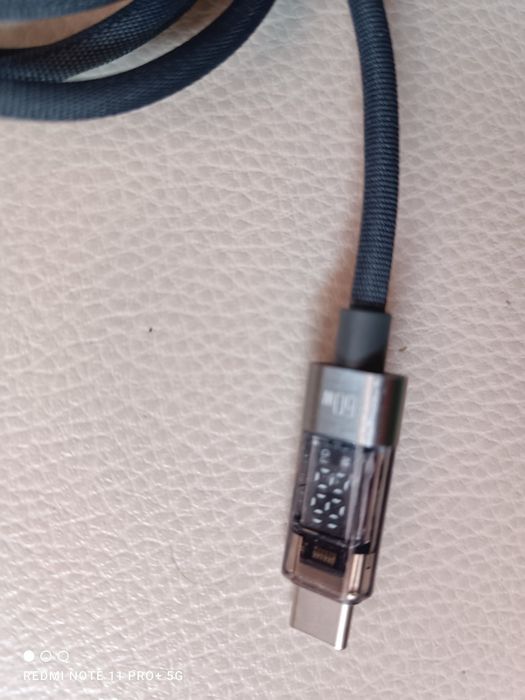 Кабель Toocki 60W с экраном 1m новый