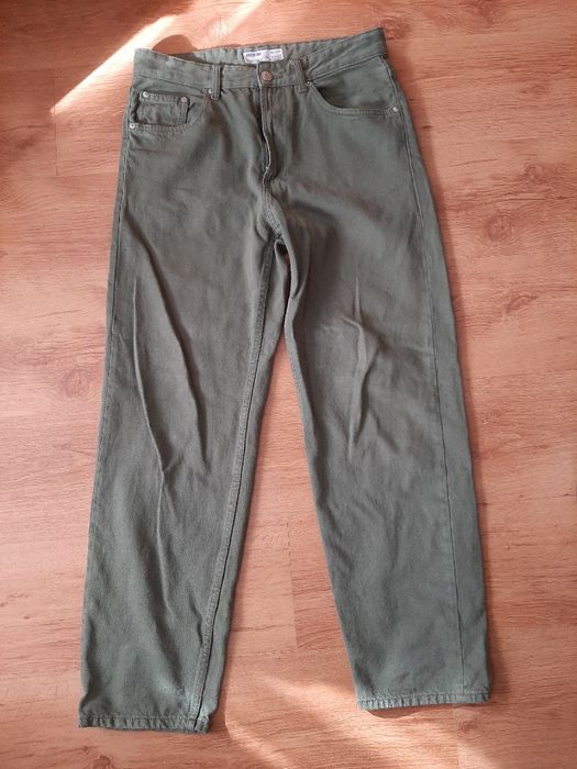 Bershka eur38, spodnie jeansy dżinsowe męskie, Pas 42cm