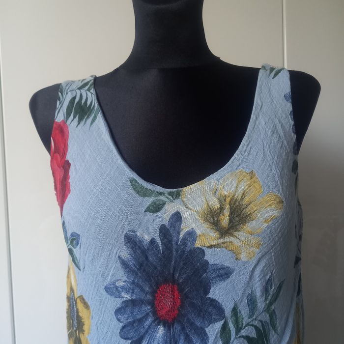 Sukienka roz M 70% bawełna 30 % Len