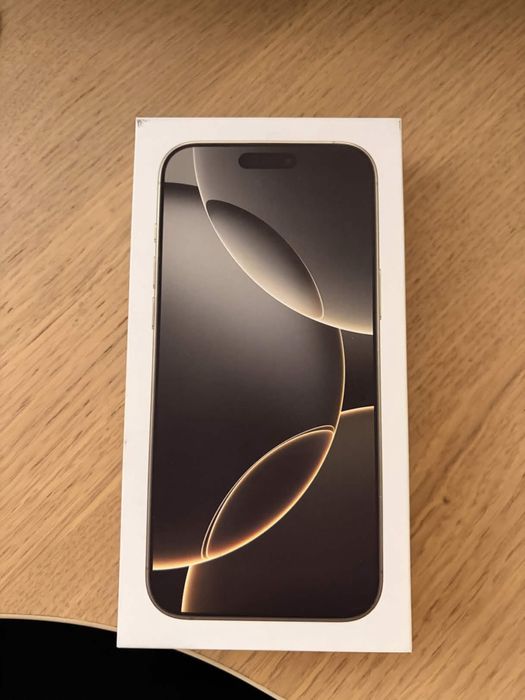 Iphone 16 pro max dourado 256gbs 100%
