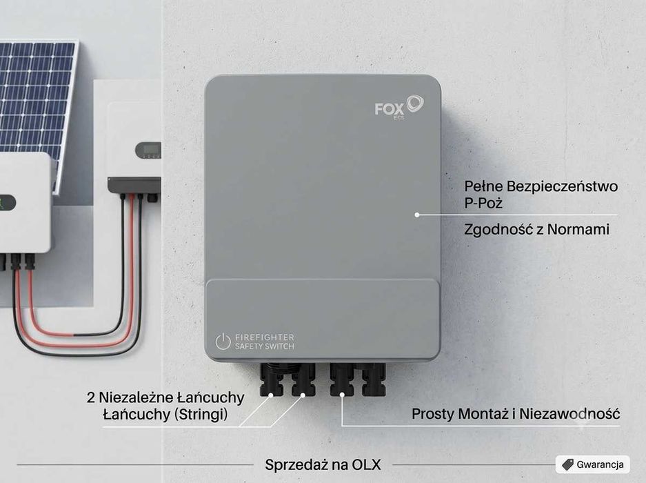 FoxESS S-Box wyłącznik bezpieczeństwa 2 łańcuchy 620,78zł Brutto!!!