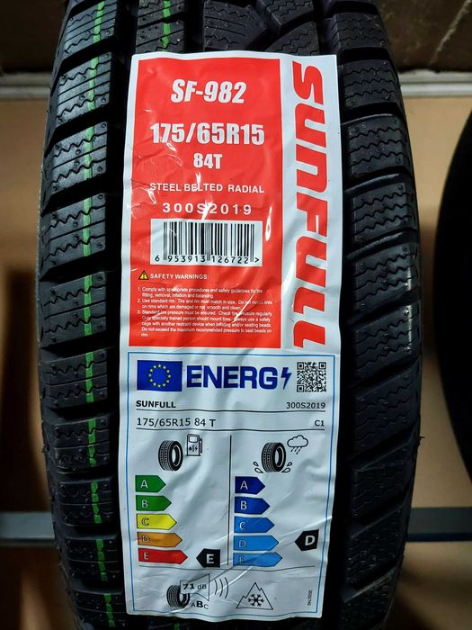175/65 R14 82T Nowe zimowe opony SUNFULL SF 982 ROCZNIK 2025