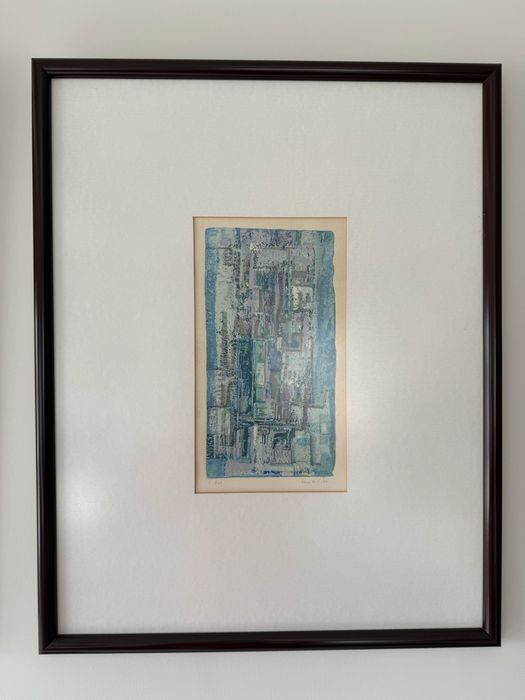 Vieira da Silva - Serigrafia Original Assinada (Tiragem Limitada 5/200)
