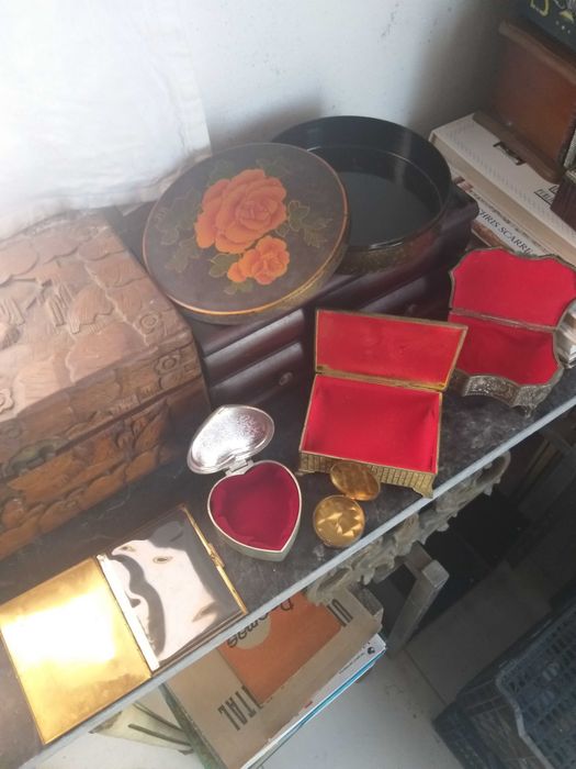 Caixa de joias várias