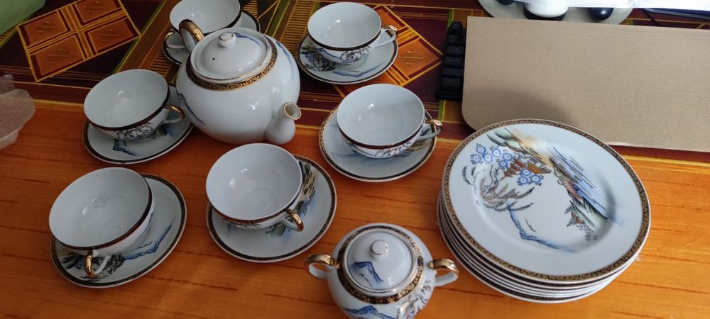 Conjunto de chávenas de café original do Japão