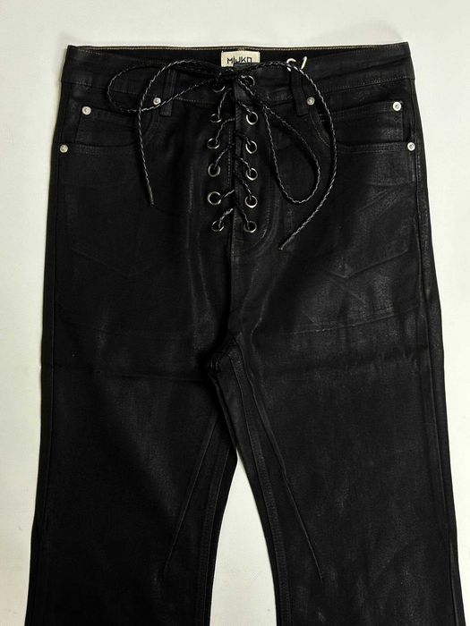 Джинси чорні faded archive черные джинсы distressed black waxed штаны