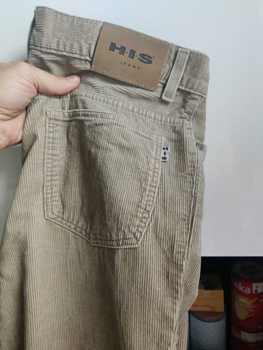 HIS, Lee, sztruks, beż, rozm. 35x34