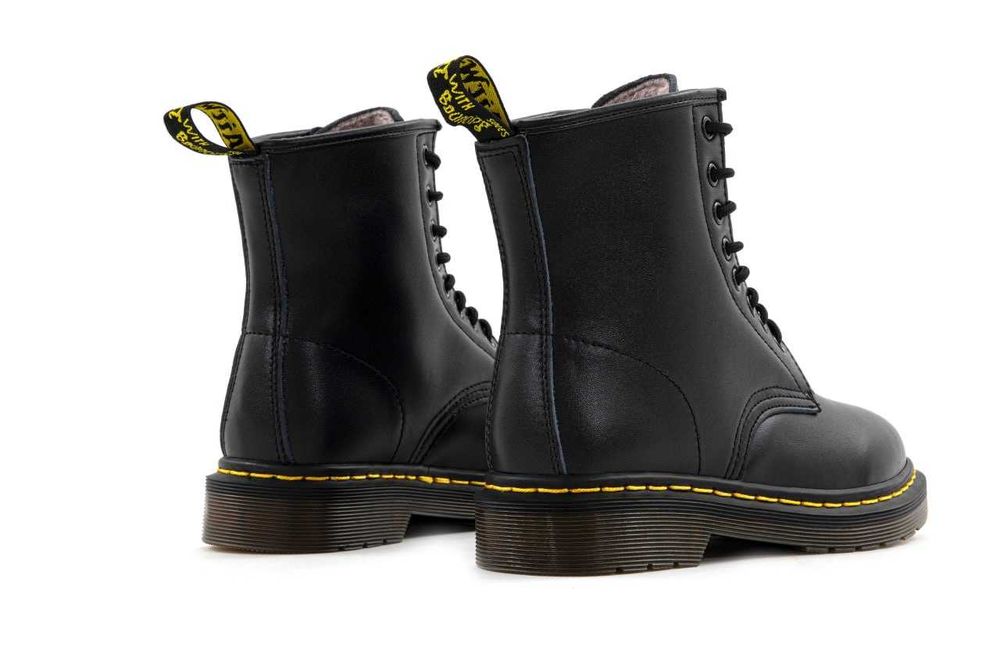 Зимние кожаные ботинки Dr. Martens 1460 Winter Fur черевики др мартінс