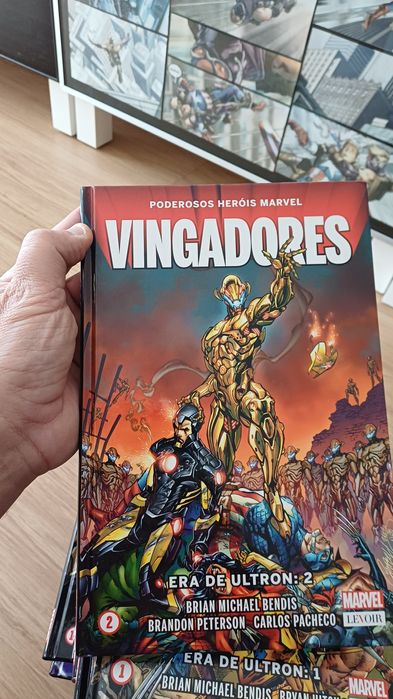 Coleção completa Poderosos Herois Marvel 15 livros