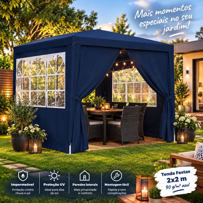 Tenda 2x2m e 2.5x2.5m