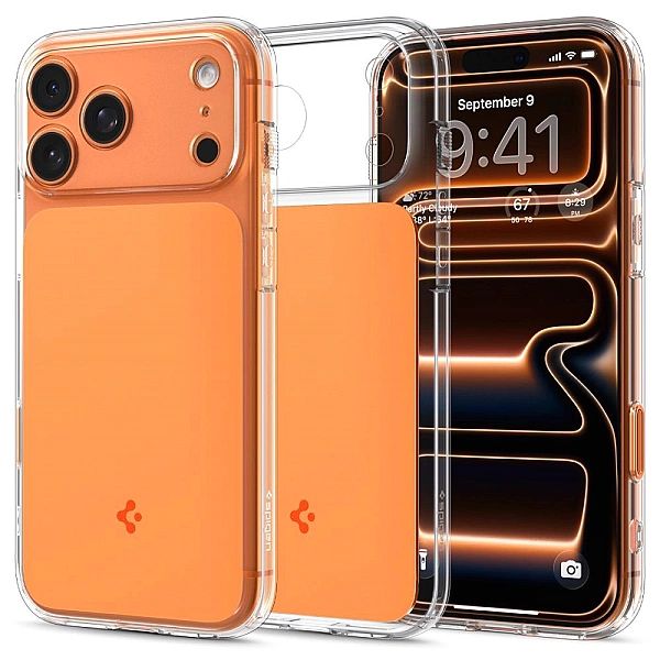 Spigen Ultra Hybrid ”T” Mag Magsafe Iphone 17 Pro Glossy Orange