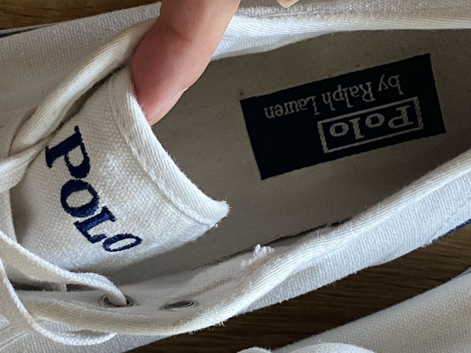 Polo Ralph Lauren 45 tenisówki męskie białe