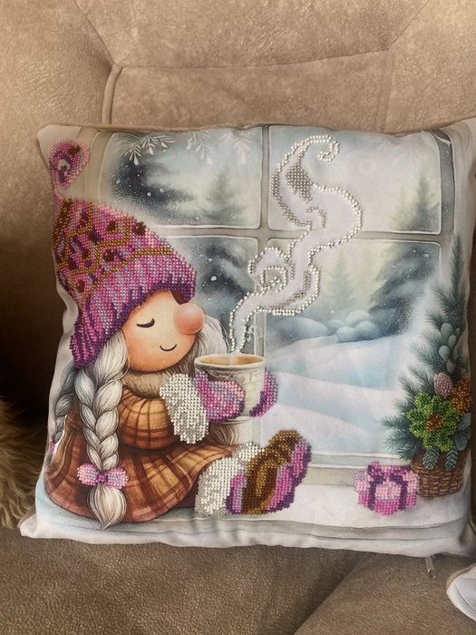 Подушечки з хутра на змійці