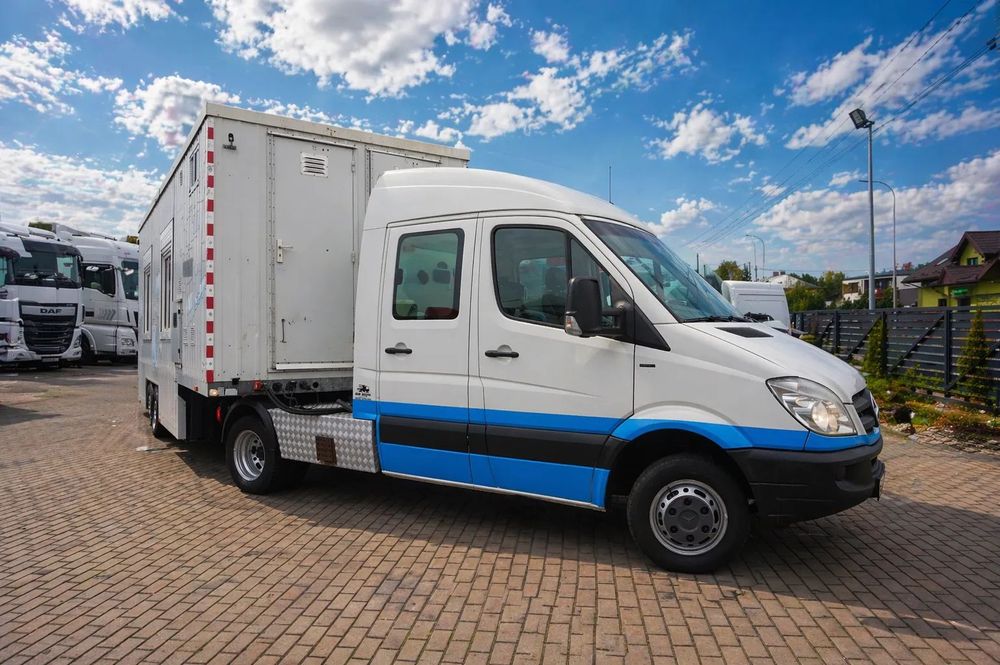 Mercedes-Benz Sprinter 518 + NACZEPA VELDHUIZEN P33-4 / KAMPER Stan Bardzo Dobry  Stan Bardzo Dobry
