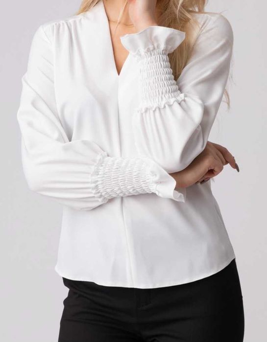 Bluzka długi rękaw serek