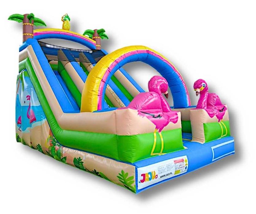 Nowość! Dmuchana Zjeżdżalnia Flaming | Idealna na Imprezy i Festyny