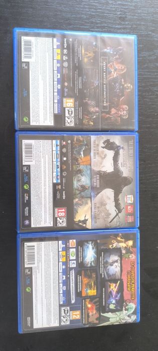 Shadow of mordor/Naruto Shippuden ultimate ninja storm 4/Injustice 2 PlayStation 4