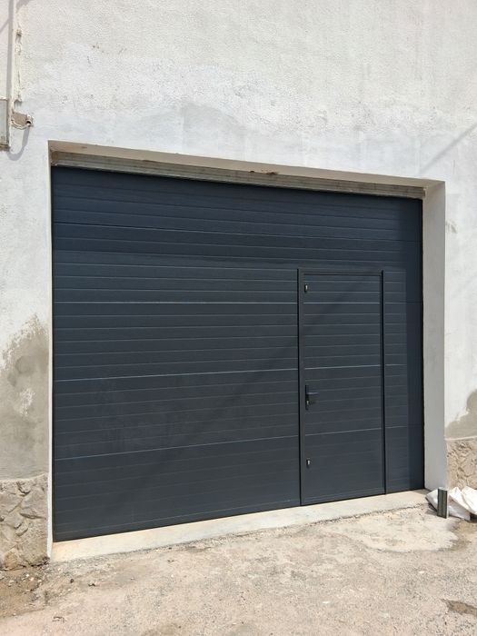 Portão seccionado de garagem por medida Novas cores