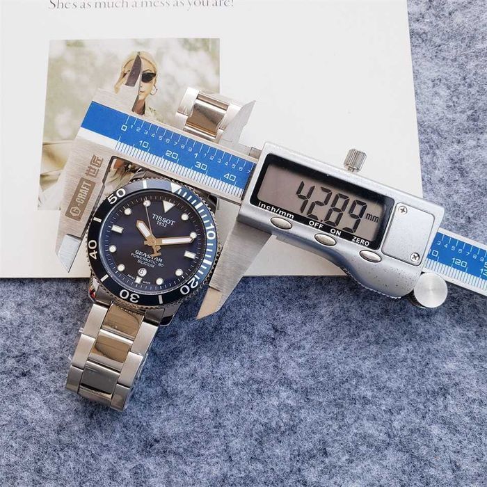 Годинник автоматичний Tissot Gentleman Quartz Blue Dial Watch (Ref. T127.410.11.041.00) featuring a 40mm