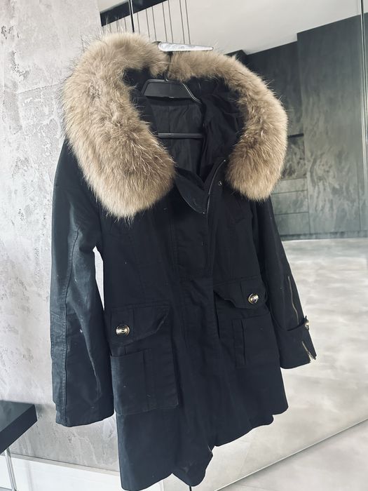 Parka z naturalnym jenotem