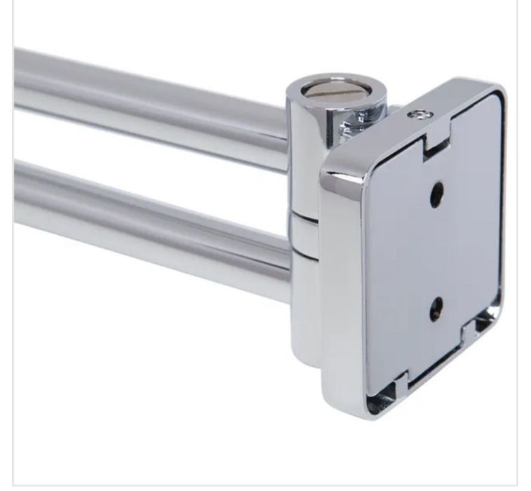 Toalheiro giratório com 2 barras - marca Roca