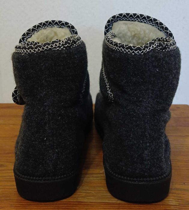 Бурки тапочки женские войлочные на липучке Progress р.41