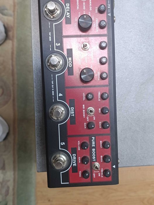 mooer red truck pedal