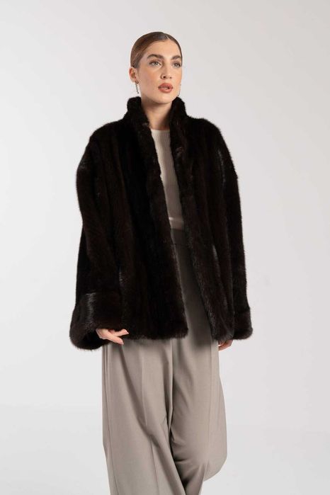 Норковая Шуба Италия Шикарная  модель Saga Furs