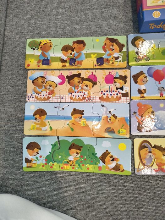 Puzzle trio dla dzieci 2-4 latka