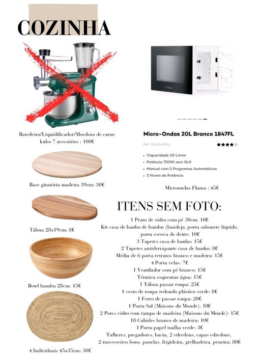 Achados para casa