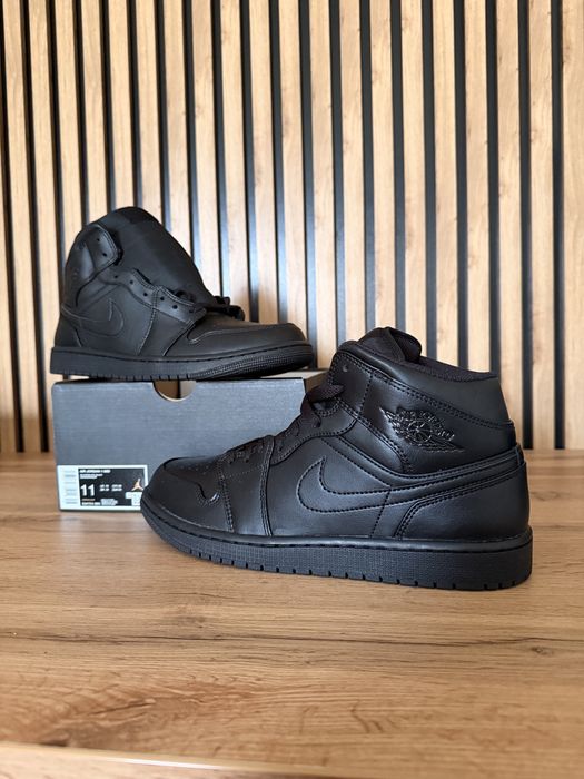Nowe Nike Air Jordan 1 MID czsrne 45