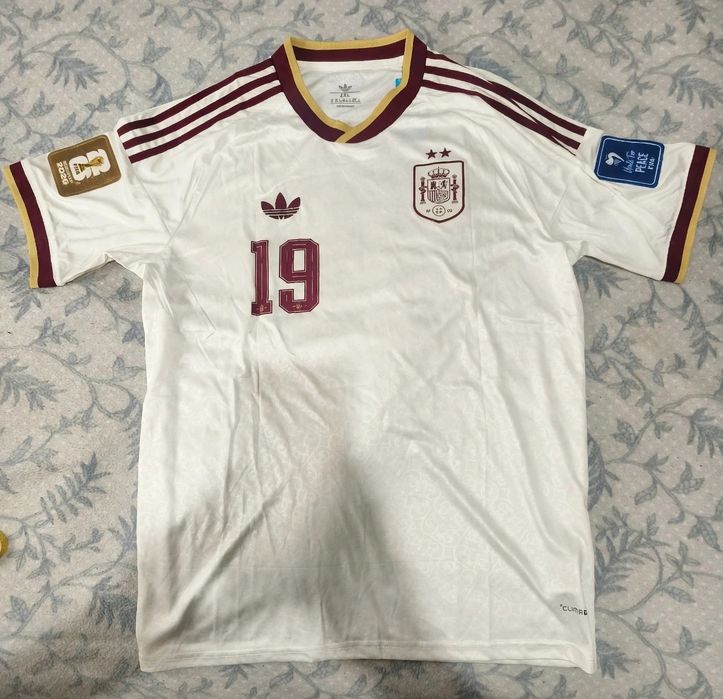 Camisola futebol branca 19 - tam. XL2XL
