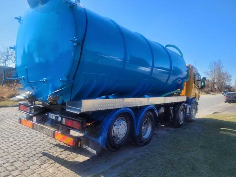 Scania P400 asenizacyjny,Beczka,szambiarka,4 osie