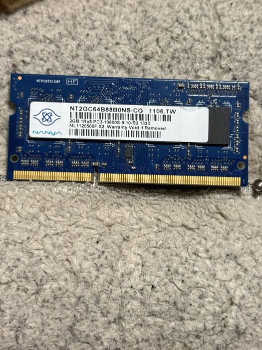 SO-DIMM DDR3 2GB Nanya 1333MHz
