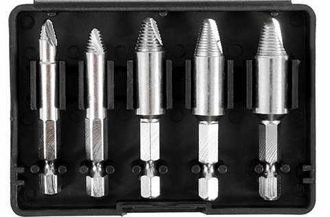 WYKRĘTAKI Klucze do urwanych śrub zerwanych szpilek gwintu