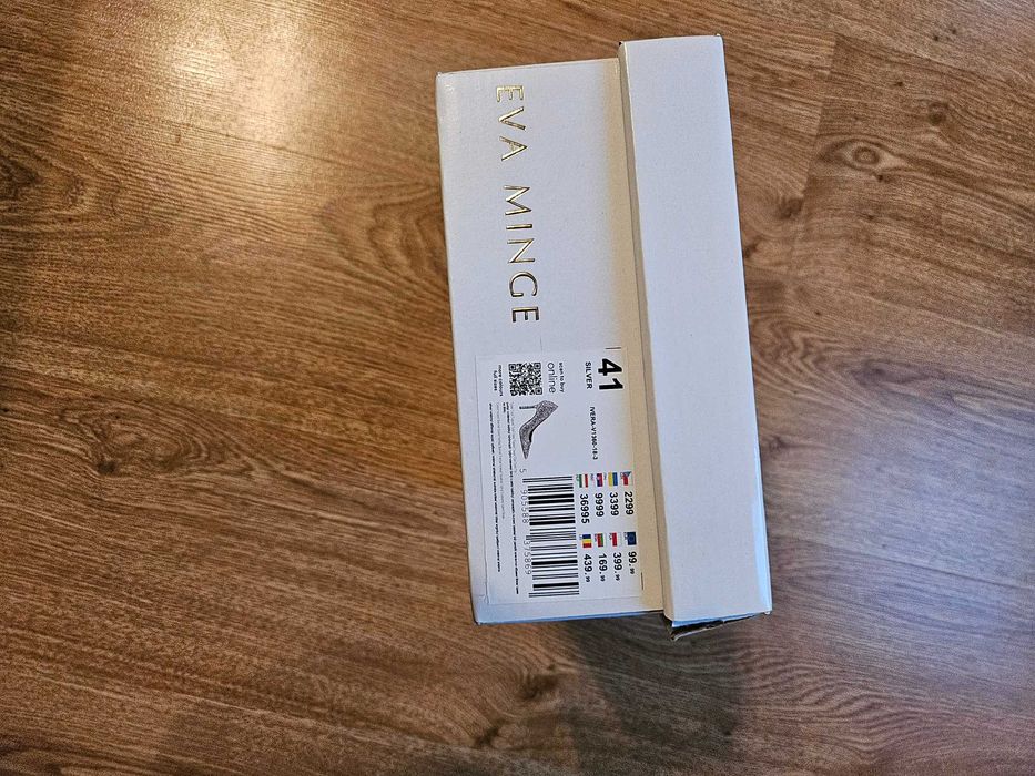 Czółenka  srebrne Ewa Minge