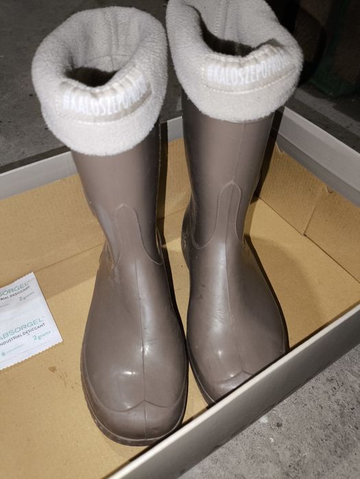 Kalosze Poprosze z dodatkowymi ocieplaczami