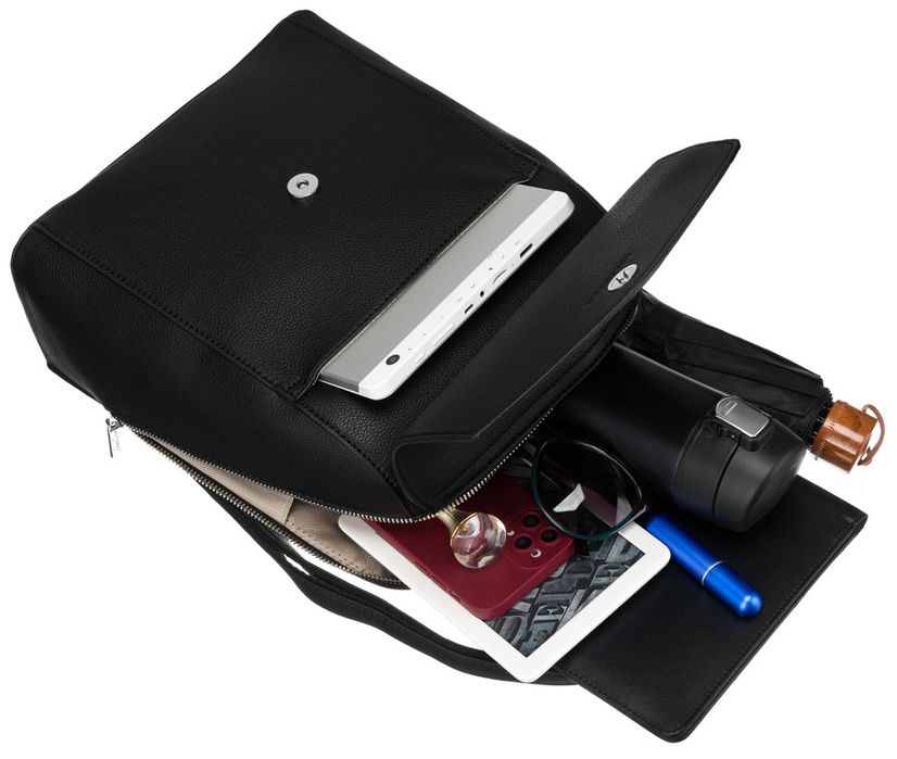 stylowy plecak damski z klapką - peterson