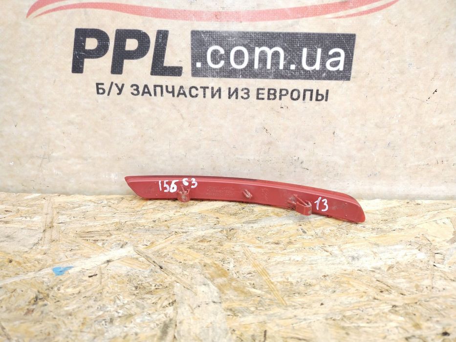 Citroen C5 08-17 седан C3 II Отражатель катафот заднего бампера левый