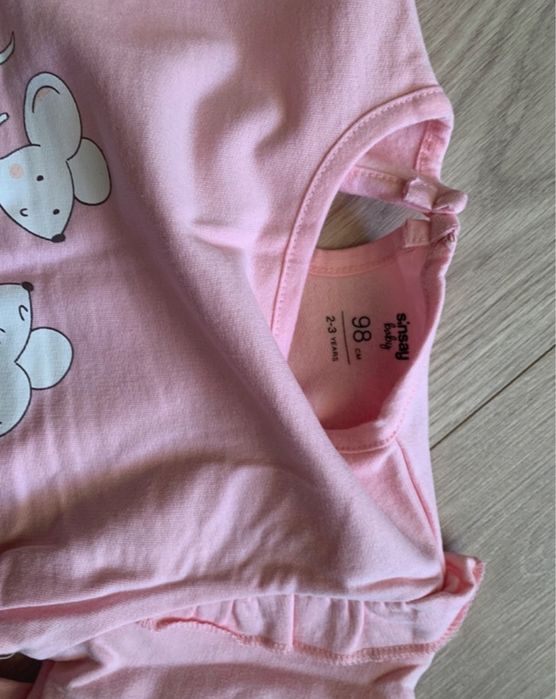 Komplet dzianinowy 98 nowa bluza i getry leginsy z tiulem