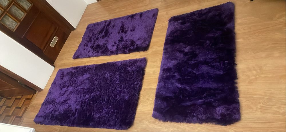 Trio de tapetes Mt bom , como novos