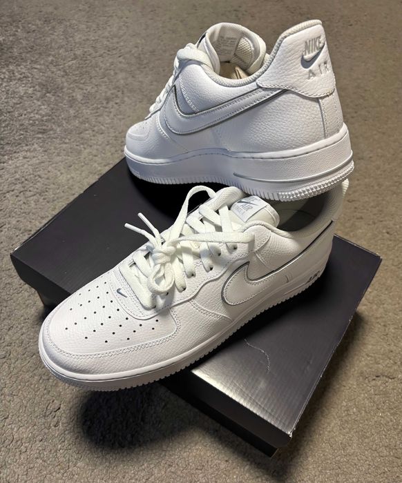 Мужские кроссовки Nike Air Force 1'07 LV8 (White / White-Metallic Silver)