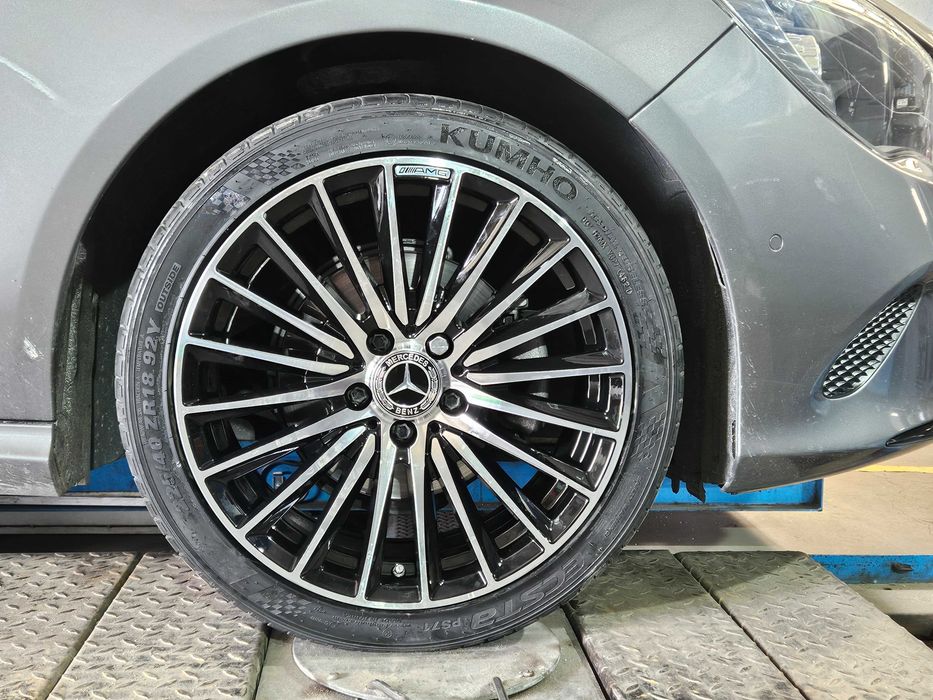 Jantes 18"de liga leve modelo Mercedes 5x112 ; ET 40; 18.0x8; como novas