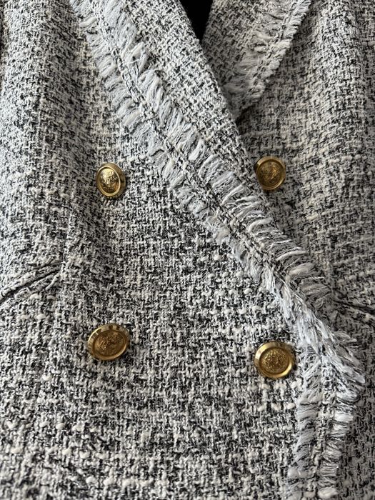 Стильний новий твідовий піджак жакет River Island піджак з гудзиками