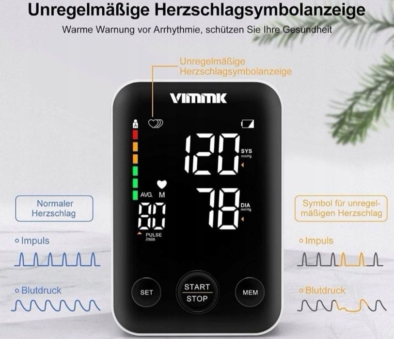 Ciśnieniomierz elektryczny VIMMK C04 Naramienny